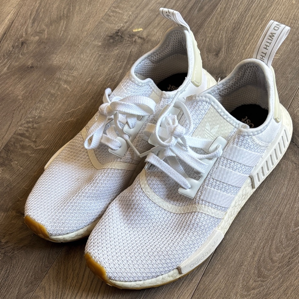 adidas Boost White Sneakers size 9